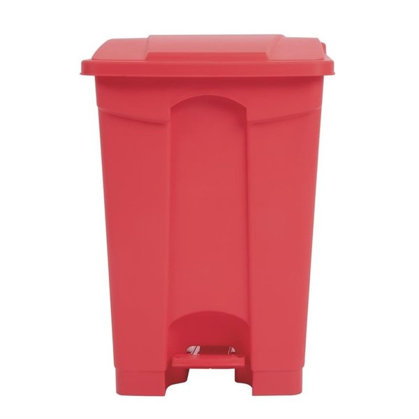 Pedaalemmer | Kunststof (Rood) | 45L | Klapdeksel | 405x395x600(h)mm