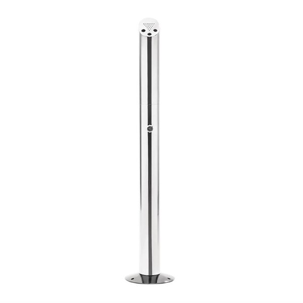 Staand model RVS peukenzuil afsluitbaar | 92(h) x 7,5(Ø)cm