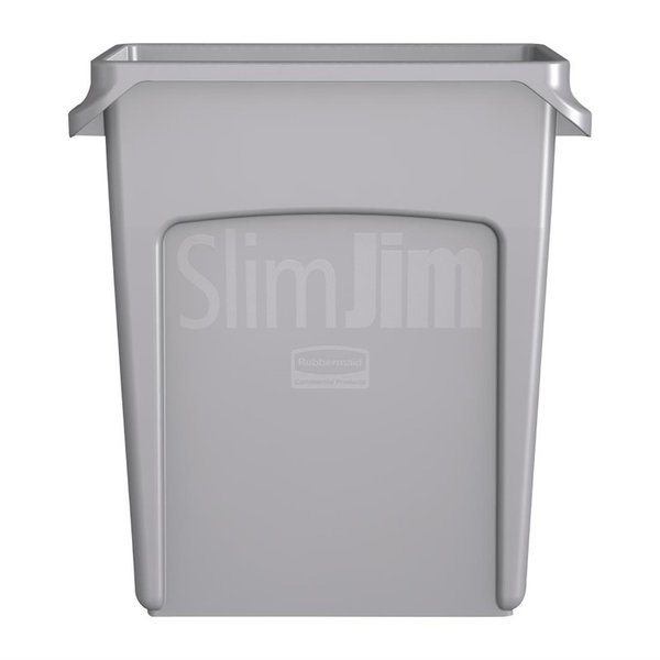 Afvalbak | Slim Jim | Kunststof (Grijs) | 60L | Open | 279x558x635(h)mm