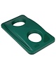 Rubbermaid Slim Jim deksel groen voor blikken en flessen | 518x287x70(h)mm Rubbermaid Slim Jim deksel groen voor blikken en flessen | 518x287x70(h)mm
