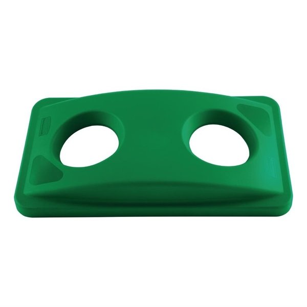 Slim Jim deksel groen voor blikken en flessen | 518x287x70(h)mm