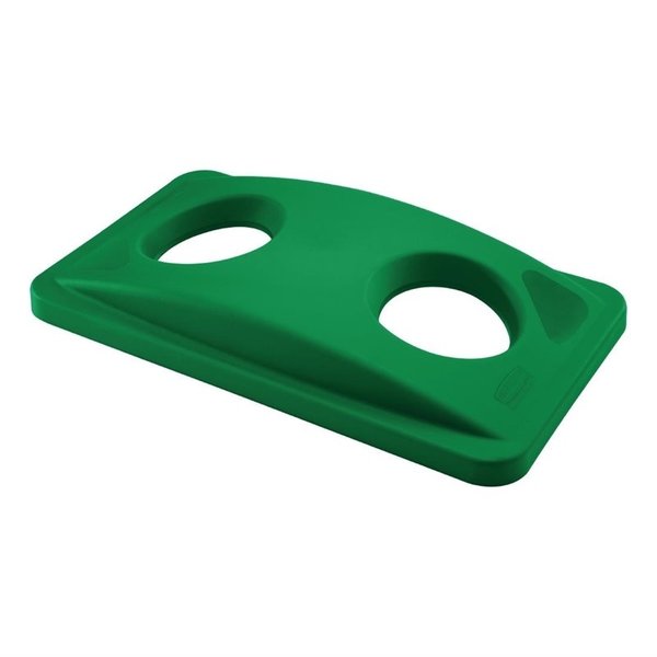 Slim Jim deksel groen voor blikken en flessen | 518x287x70(h)mm