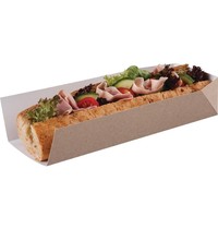 Colpac Baguette doosjes met open zijde 25cm | 500 stuks | 250x80x50(h)mm