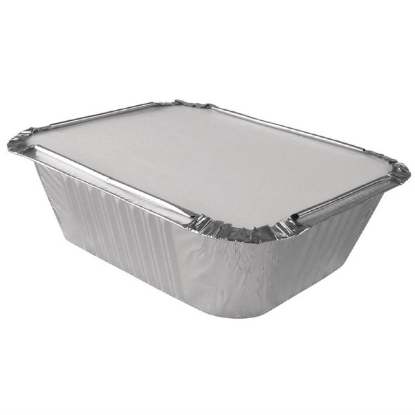 Deksel voor grote aluminium bakken | 500 stuks | 20,1(b)x10,9(d)cm