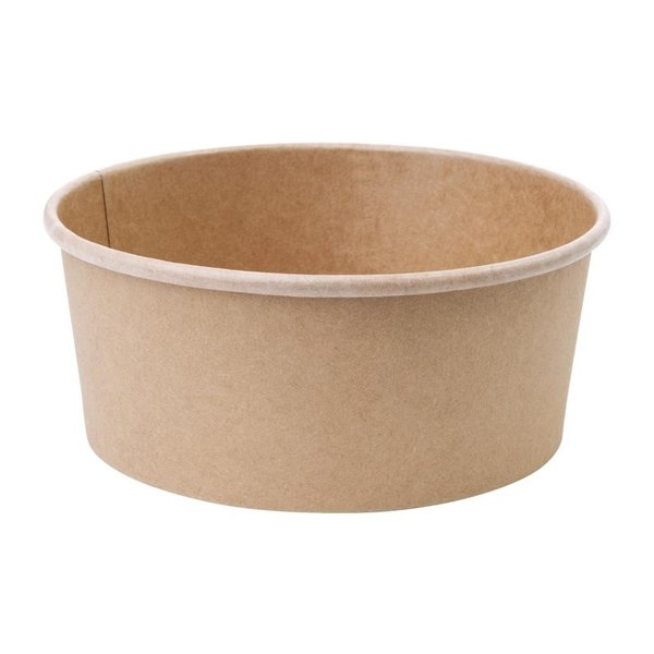 Ronde kraft saladeschaal 50cl | 300 stuks