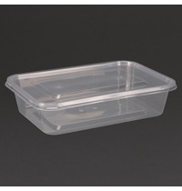 Fiesta Magnetronbakken | Kunststof | 50cl | 250 Stuks | 175x120x43(h)mm