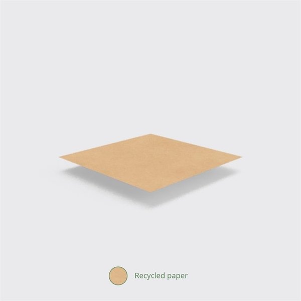 Grote composteerbare papieren draagtassen | 250 stuks | 250x140x305(h)mm