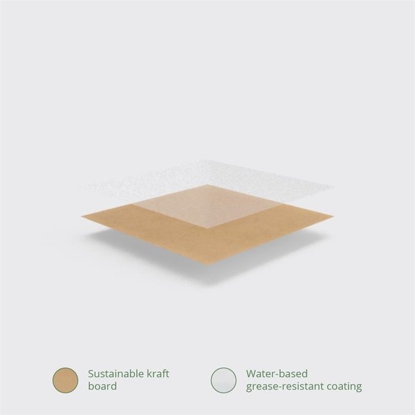 Composteerbaar voedseldoosje 105cl | 150 stuks