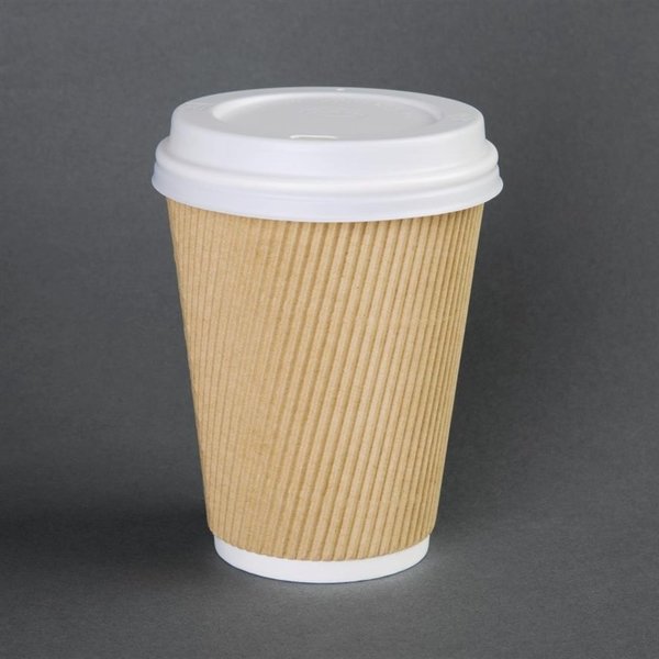Deksels voor 23cl koffiebekers | 50 stuks | 1,6(h) x 8(Ø)cm
