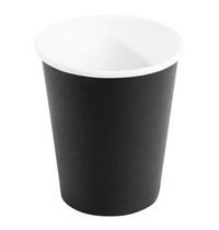 Fiesta Koffiebekers enkelwandig zwart 23cl | 50 stuks | 9(h) x 8,3(Ø)cm