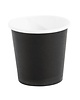Fiesta Disposable espresso bekers zwart 12cl | 50 stuks | 6(h) x 6,2(Ø)cm 