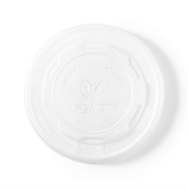 Composteerbare deksels | Plat (500 st) | Voor GAS-GF046 & GAS-GF047 | 115(Ø)x10(h)mm
