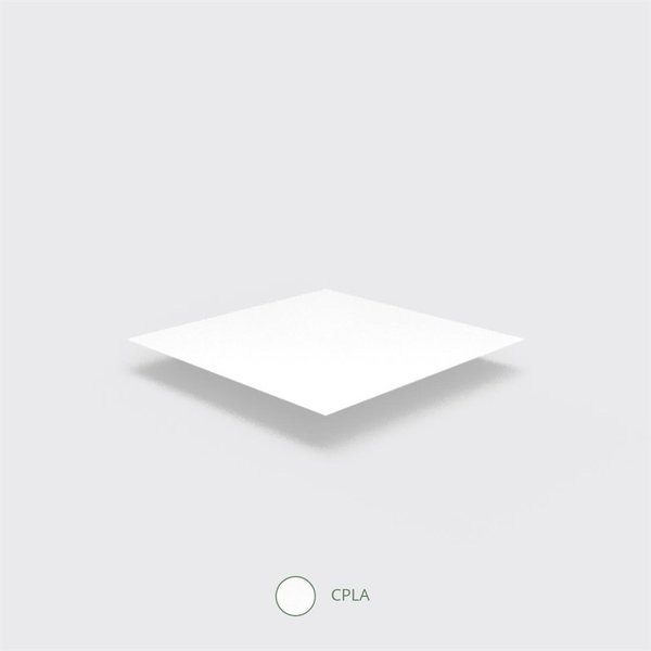 Composteerbare deksels | Plat (500 st) | Voor GAS-GF046 & GAS-GF047 | 115(Ø)x10(h)mm