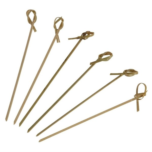 Biologisch afbreekbare bamboe knoopprikkers 12cm | 100 stuks