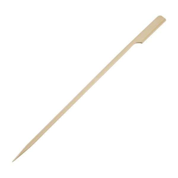 Composteerbare bamboe prikkers met peddelvorm 21cm | 100 stuks