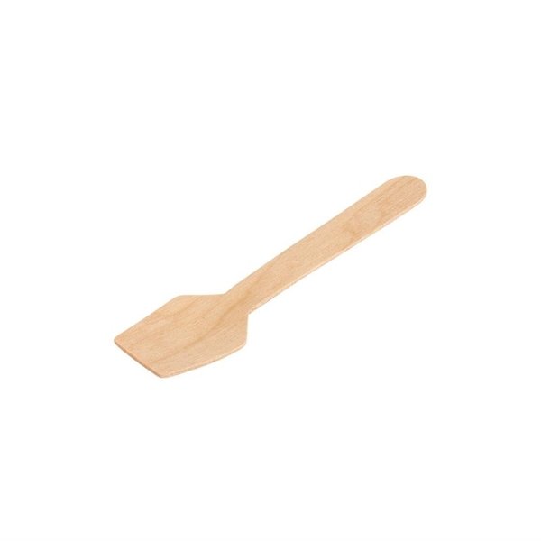 Biologisch afbreekbare berkenhouten ijslepels | 100 stuks | 9,6(l)cm