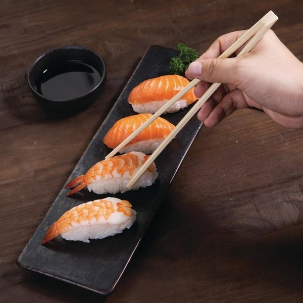 Biologisch afbreekbare bamboe eetstokjes | 100 stuk | 21 (l)cm