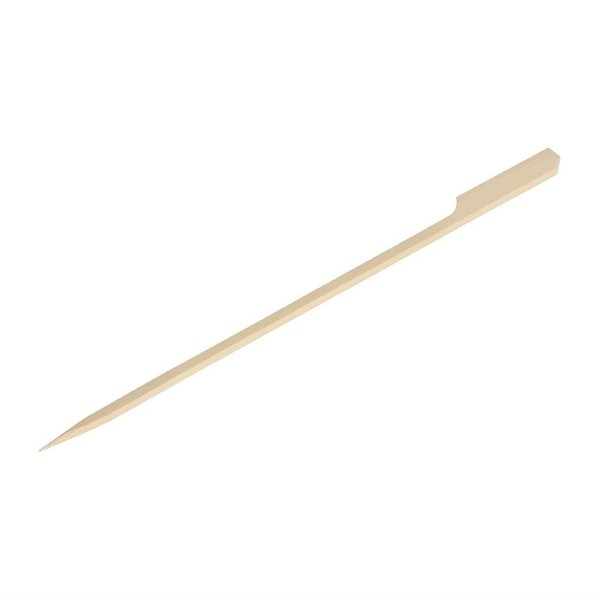 Biologisch afbreekbare bamboeprikkers peddelvorm 18cm | 100 stuks