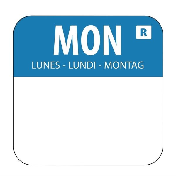 RVS sticker dispenser + stickers | 24x24mm sticker