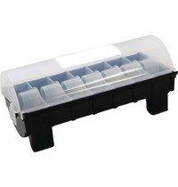 Vogue Stickerdispenser 2,5cm | Voor 7 rollen | 330x133x64(h)mm