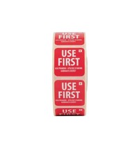 Vogue Afneembare houdbaarheidsetiketten Ćse First' | 1000 stuks | 2,5(Ć)cm Vogue Afneembare houdbaarheidsetiketten Ćse First' | 1000 stuks | 2,5(Ć)cm