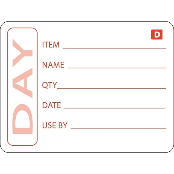 Oplosbare voedseletiketten voorbereide gerechten | 250 stuks | 5(h)x7,5cm