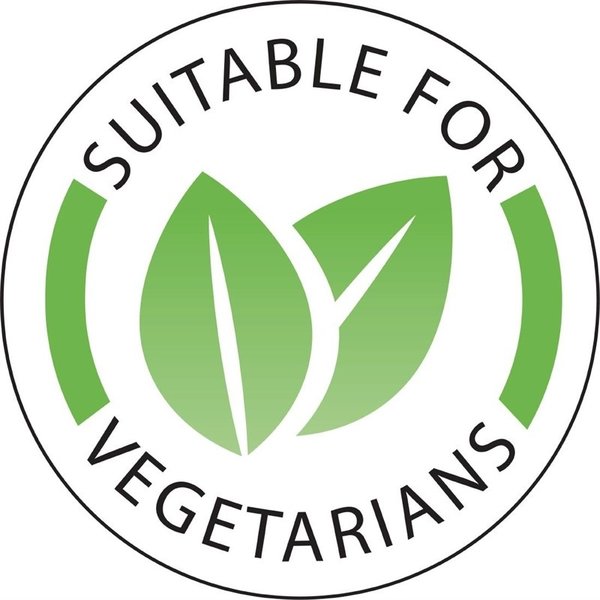 Voedseletiketten 'Vegetarisch'| 1000 stuks