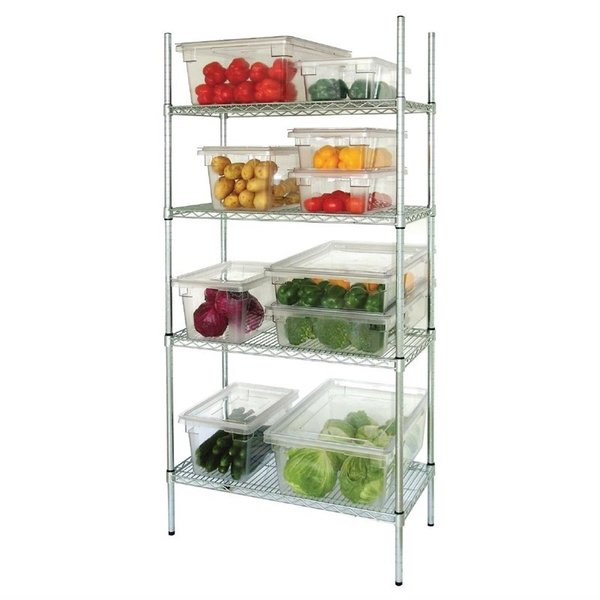 Voorraadrek | 4 Schappen (Verstelbaar) | 915x457x1830(h)mm