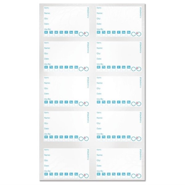 Herbruikbare dag stickers | 50 stuks | 7,8(b)x5,2(l)cm