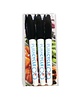 PuraCycle Gifvrije permanent markers zwart | 3 stuks 13,5(h)x1,5(b)cm 