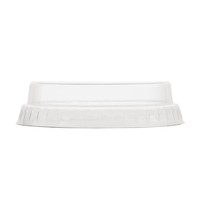 Vegware Composteerbare platte deksels zonder gat 20cl | 1000 stuks Vegware Composteerbare platte deksels zonder gat 20cl | 1000 stuks