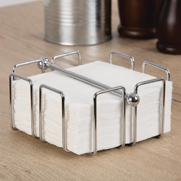 Cocktail servetten houder | 140x140x65(h)mm