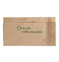 Gastronoble Composteerbare servetten van kraftpapier | 6000 stuks | 1 laags  | 30x32cm 
