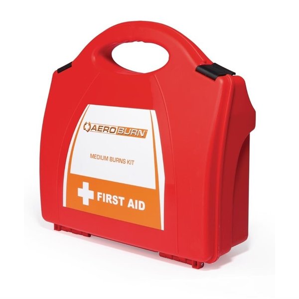 Aeroburn brandwonden set medium  | O.a. 1x fles brandwonden gel & 1x kledingschaar