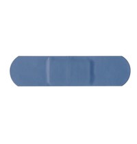 Aero Healthcare Blauwe standaard pleisters | 100 stuks | Waterafstotend & Latex vrij | 7,5(b)x2,5(l)cm