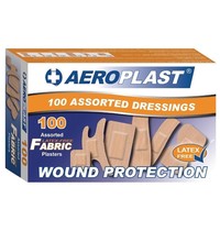 Aero Healthcare Latexvrije pleisters assorti | 100 stuks | O.a. Vierkante patch & knokkelpleisters | 165x105x40(h)mm