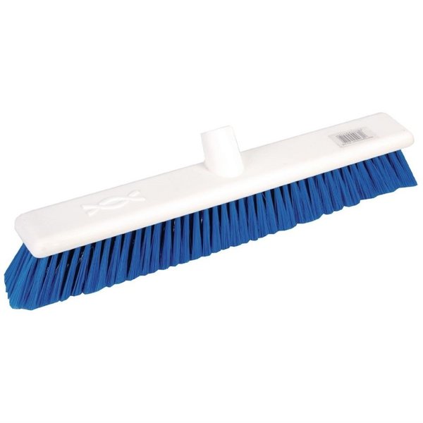 Hygiënische bezem blauw | Machine wasbaar tot  100°C | 45,7(l)cm