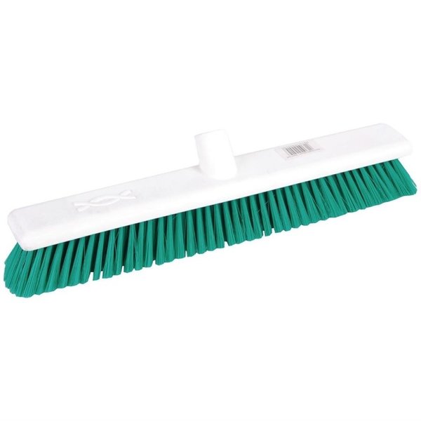 Zachte hygiënische bezem 45cm groen | Machine wasbaar tot 100°C