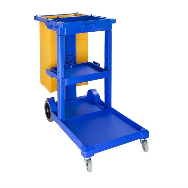 Huishoudwagen blauw | 500x980x1130(h)mm
