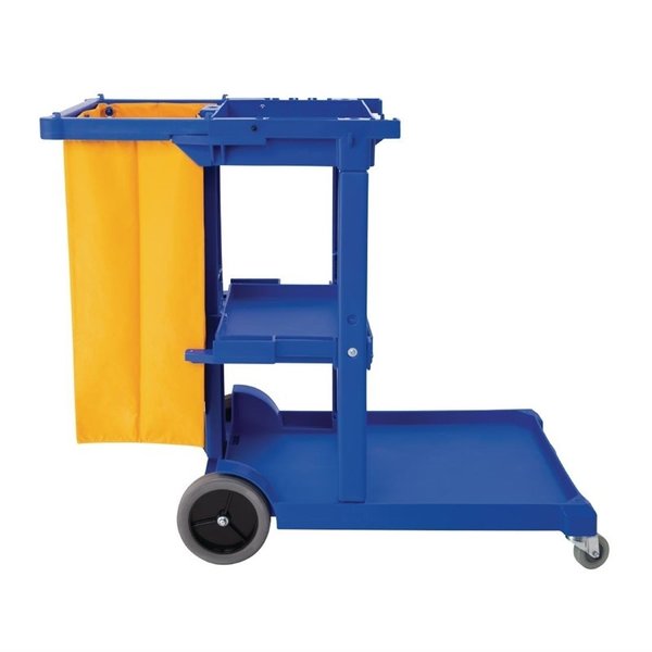 Huishoudwagen blauw | 500x980x1130(h)mm