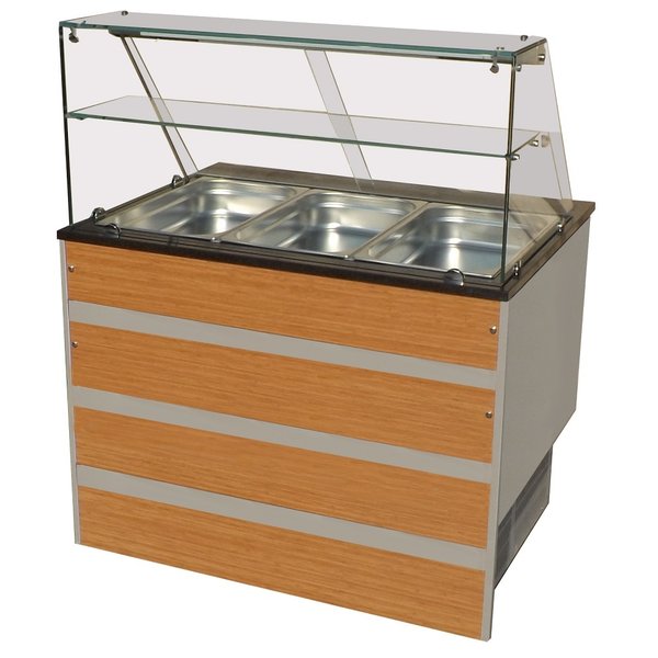 Gekoeld Buffet GN 3x 1/1 | Statisch | 230V | 1 rooster per deur | 1070x800x850/1350h)mm