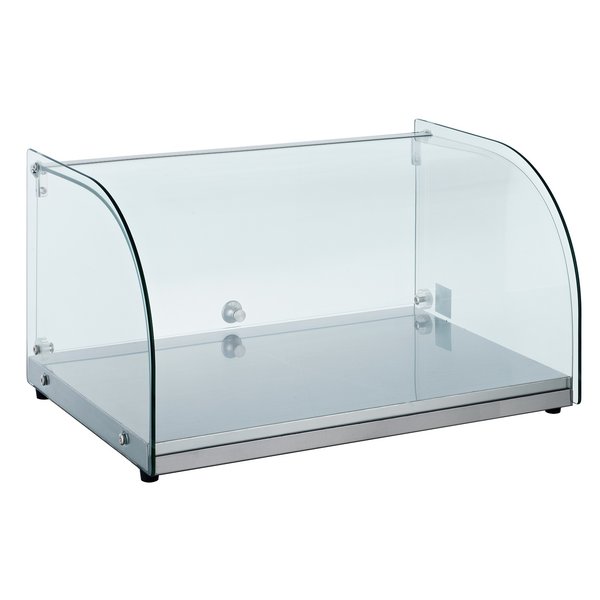 Vitrine Neutraal 25L | Gebogen glas | 554x376x305(h)mm