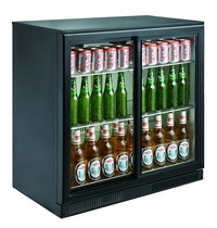 Combisteel Barkoeler Zwart 198L | 2 schuifdeuren | 230V | Geforceerd | 900x500x900(h)mm Combisteel Barkoeler Zwart 198L | 2 schuifdeuren | 230V | Geforceerd | 900x500x900(h)mm