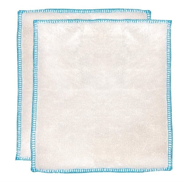 Biologisch afbreekbare bamboe poetsdoeken | 2 stuks | 23x18cm