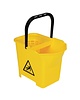 Jantex Mop emmer kleurcode geel | Polypropyleen | 14 liter 