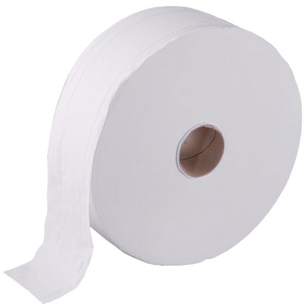 Jumbo toiletpapier | 6 stuks | 2 laags | 8,6(b) x 240(Ø)cm
