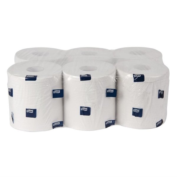 Centrefeed handdoekrollen wit | 6 stuks | 2 laags |  160m rol