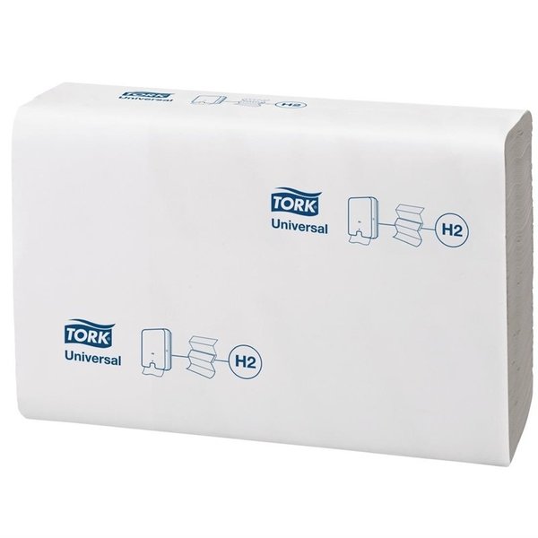 Z-gevouwen handdoeken wit | 1 laags | 12 stuks | 22,9x24,1(l)cm