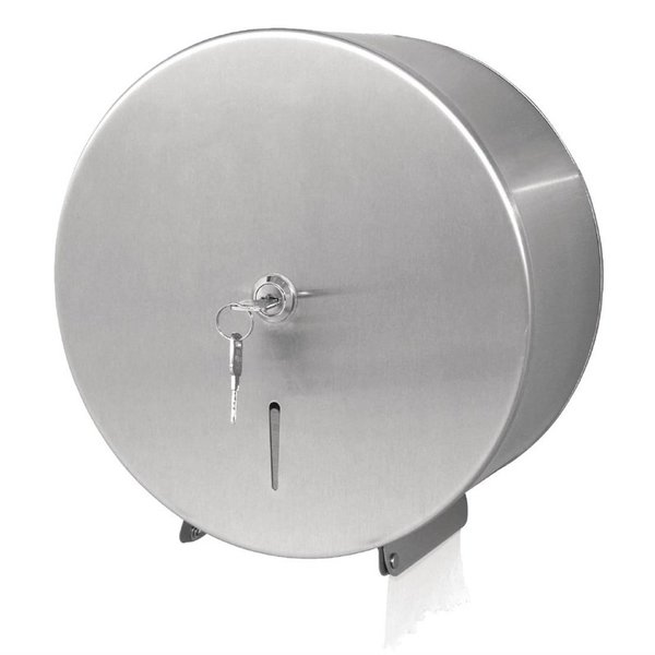 Jumbo RVS toiletpapier dispenser | 260x125x268(h)mm