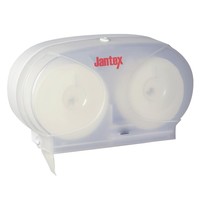 Jantex Kokerloze toiletrol dispenser | Kunststof | 2x 96m kokerloze toiletrollen | 207x127x334(h)mm